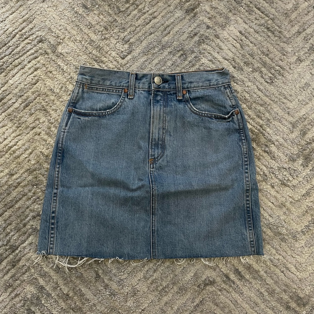 Denim Rag & Bone Mini Skirt
